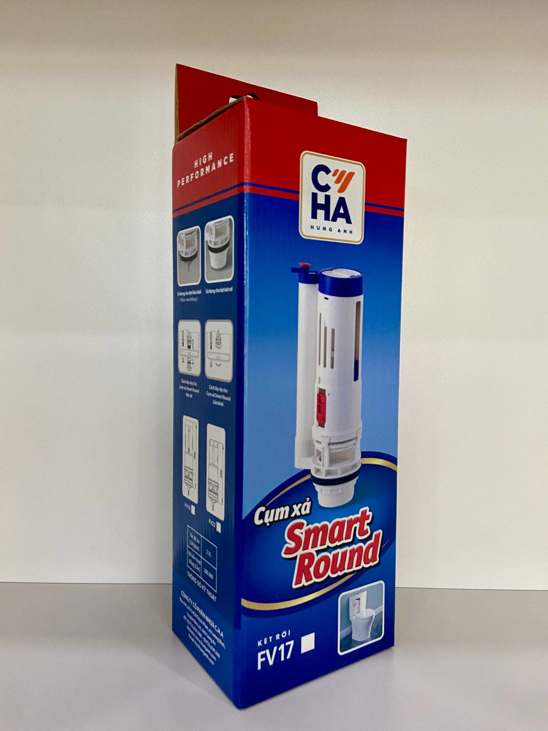 Cụm xả Smart Round KR biển + (ko HG)