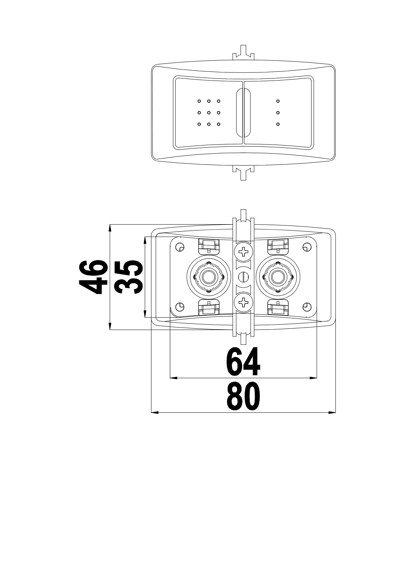 Cụm 2 nhấn vuông — ảnh 2