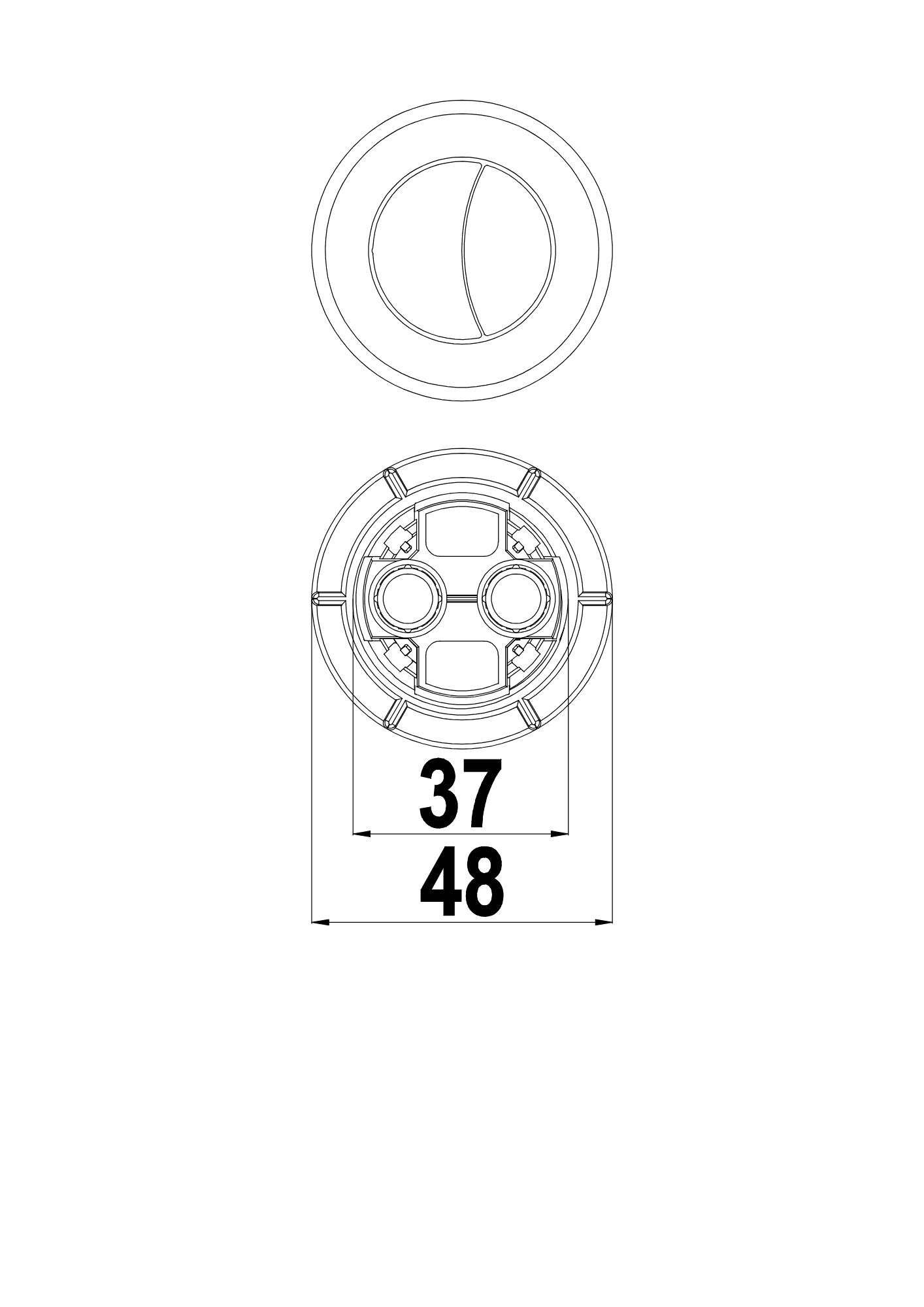 Cụm 2 nhấn tròn nhỏ F1 — ảnh 2